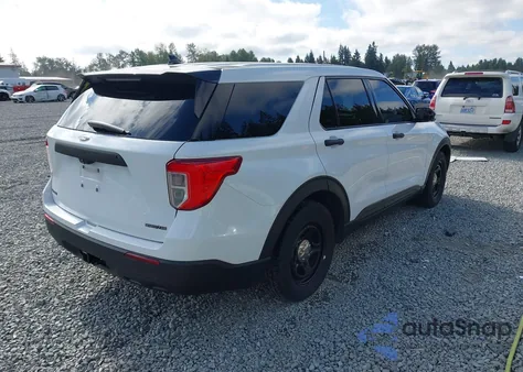 2020 Ford Police Interceptor Police Interceptor z USA, uszkodzony, nr VIN 1FM5K8AC9LGC93413